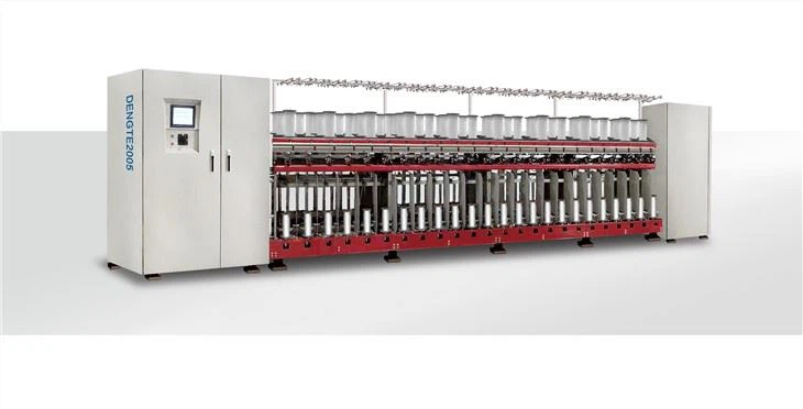 Gijų siuvimo verpalų dvigubo sukimo mašina